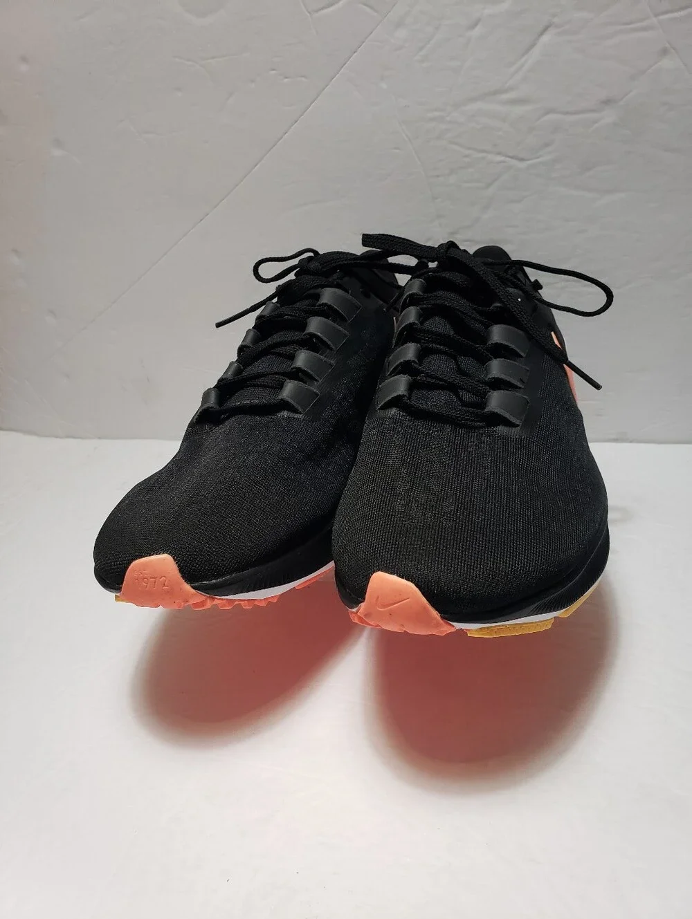 NIKE Air Zoom Pegasus 37 Black/Bright Men's Sneakers Size 9.5 (27.5 Cms)